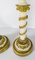 Candelabros Imperio francés de bronce dorado y mármol blanco, siglo XIX. Juego de 2, Imagen 11