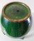 Early 20th Century Japanese Monochrome Green Crackle Glazed Awaji Vase 11