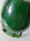 Early 20th Century Japanese Monochrome Green Crackle Glazed Awaji Vase 12