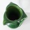 Early 20th Century Japanese Monochrome Green Crackle Glazed Awaji Vase 7