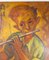Porträt eines Jungen, der Flöte spielt, 1949, Paint 6