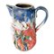 19th Century Japanese Sumida Gawa Ban-Ni Pottery Pitcher with Flowers, Image 1