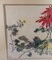 Chinese Artist, Red and Yellow Chrysanthemums, Mid-20th Century, Watercolor, Framed 2