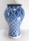 20th Century Moroccan Blue and White Middle Eastern Vase 3