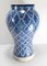 Vaso mediorientale marocchino blu e bianco, XX secolo, Immagine 5