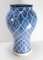 20th Century Moroccan Blue and White Middle Eastern Vase, Image 4