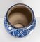 20th Century Moroccan Blue and White Middle Eastern Vase, Image 7