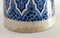 20th Century Moroccan Blue and White Middle Eastern Vase, Image 10