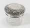 Early 20th Century Sterling Silver and Crystal Vanity Powder Jar by Unger Brothers 2