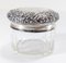 Early 20th Century Sterling Silver and Crystal Vanity Powder Jar by Unger Brothers 5