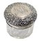 Early 20th Century Sterling Silver and Crystal Vanity Powder Jar by Unger Brothers, Image 1