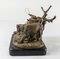 19th Century Austrian Bronze Inkwell with Hunting Theme 5