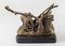 19th Century Austrian Bronze Inkwell with Hunting Theme 4