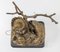 19th Century Austrian Bronze Inkwell with Hunting Theme 6