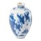 Botella de rapé china azul y blanca del siglo XVIII, marca Yongzheng, Imagen 1