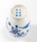 Botella de rapé china azul y blanca del siglo XVIII, marca Yongzheng, Imagen 9