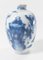 Botella de rapé china azul y blanca del siglo XVIII, marca Yongzheng, Imagen 5