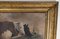 Tres caballos en un pozo, década de 1800, óleo sobre lienzo, enmarcado, Imagen 4