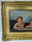 Dos querubines después de Raphael, década de 1800, pintura sobre lienzo, Imagen 3