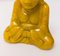 Figura de Buda de yema de huevo amarilla tallada china, siglo XIX, Imagen 9