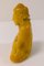 Chinesische geschnitzte gelbe Eigelb-Buddha-Figur, 19. Jh. 6