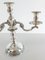 20th Century Victorian Style Weighted Sterling Silver Candelabra by Amston 4
