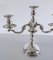 20th Century Victorian Style Weighted Sterling Silver Candelabra by Amston 2