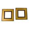 Mid-Century Birdseye Maple and Walnut Square Picture Painting Frames, Set of 2, Image 1