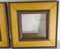 Mid-Century Birdseye Maple and Walnut Square Picture Painting Frames, Set of 2 6