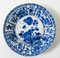 Taza y platillo chino azul y blanco, siglo XIX, Imagen 9