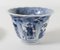 Taza y platillo chino azul y blanco, siglo XIX, Imagen 6