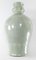 Grün glasierte koreanische Celadon Vase mit Kranichen, 20. Jh. 9