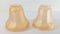 20th Century Aurene Type Glass Lamp Light Shades by Nuart, Set of 2 3
