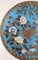 20th Century Japanese Cloisonne Enamel Charger with Grouse 5