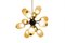 Sputnik Star Chandelier in Brass and Glass, Image 2
