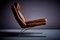 Swing Slipper Brown Leather Lounge Chair by Reinhold Adolf for Cor, 1960s 5