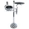 Art Deco Ashtray Stand in Chrome and Bakelite by Demeyere, 1930s, Image 1
