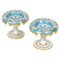 Napoleon III Blue and Gold Opaline Cups, 1800s, Set of 2 1