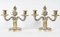 Napoleon III Silvered Bronze Candleholders, Set of 2 7