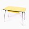 Vintage Yellow Formica Dining Table with Chrome Legs 2