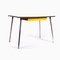 Vintage Yellow Formica Dining Table with Chrome Legs, Image 1