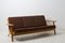 Mid-Century Modern Modell Ge-290 Sofa, Hans J. Wegner für Getama, Dänemark zugeschrieben 4