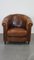 Sheep Leather Club Chair with a Fixed Seat Cushion 2