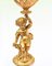 French Cherub Storm Table Lamps with Glass Gilt Figurines, Set of 2 2