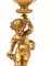 Lámparas de mesa Cherub Storm francesas con figuras de vidrio dorado. Juego de 2, Imagen 5