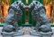 Bronze Lion Gatekeeper Statues of Medici Lions, Set of 2 1