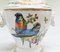 French Sevres Porcelain Lidded Pots with Parrots, Set of 2, Image 4