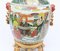 Urna Qianlong francesa china de porcelana con soportes dorados, años 10, Imagen 3