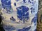Chinesische Blaue & Weiße Porzellan Urnen Nanking Tempelgläser, 1930er, 2er Set 12