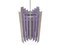 Purple Ceiling Lamp by Thue Christensen and Bent Nordsted for Nordisk Solar, Denmark, 1960s 3